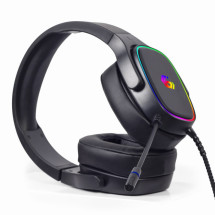 foto de AURICULARES GEMBIRD USB 7.1 SURROUND PARA JUEGOS CON RETROILUMINACION RGB