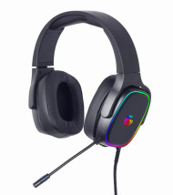 foto de AURICULARES GEMBIRD USB 7.1 SURROUND PARA JUEGOS CON RETROILUMINACION RGB