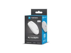foto de RATON NATEC RUFF 2 1000DPI OPTICO BLANCO USB