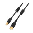 foto de CABLE AISENS USB 2.0 IMPRESORA ALTA CALIDAD FERRITA A/M-B/M 2.0M