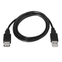 foto de CABLE AISENS USB 2.0 TIPO A M-A H NEGRO 3.0M