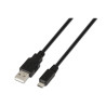 foto de CABLE AISENS USB 2.0 TIPO A M-MICRO B M NEGRO 0.8M
