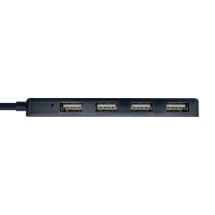 foto de HUB AISENS USB 2.0 TIPO A M-4XTIPO A H NEGRO 30CM