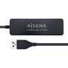 foto de HUB AISENS USB 2.0 TIPO A M-4XTIPO A H NEGRO 30CM