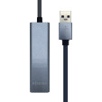 foto de HUB AISENS USB 3.0 A ETHERNET GIGABIT HUB 3XUSB3.0 GRIS 15CM