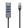 foto de HUB AISENS USB 3.0 ALUMINIO TIPO A M-4XTIPO A H GRIS 10CM