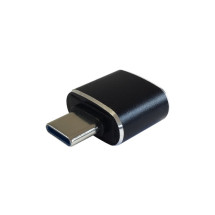 foto de MINI ADAPTADOR AISENS USB 3.1 GEN2 3A TIPO USB-C M-A H NEGRO