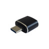 foto de MINI ADAPTADOR AISENS USB 3.1 GEN2 3A TIPO USB-C M-A H NEGRO