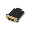 foto de ADAPTADOR AISENS DVI A HDMI 24 1 M-HDMI A H ORO NEGRO