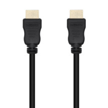 foto de CABLE HDMI AISENS V1.4 ALTA VELOCIDAD 14+1 CCS A/M-A/M 1.0M NEGRO