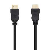 foto de CABLE HDMI AISENS V1.4 ALTA VELOCIDAD 14+1 CCS A/M-A/M 3.0M NEGRO