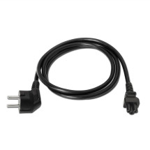 foto de CABLE AISENS ALIMENTACIÓN TRÉBOL CEE7 ACODADO M-C5 H 1.5M