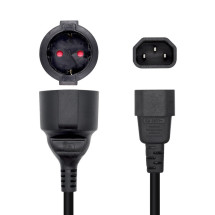 foto de CABLE ALIMENTACION AISENS 16A C14 M A CEE7 H 25CM