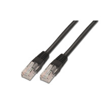 foto de CABLE RED AISENS LATIGUILLO RJ45 CAT.6 UTP AWG24 NEGRO 2.0M