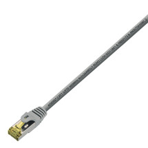 foto de CABLE RED AISENS LATIGUILLO RJ45 LSZH CAT.7 SFTP PIMF 1.0M GRIS