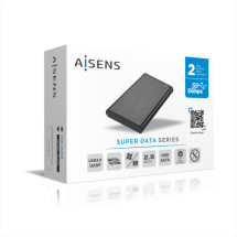 foto de CAJA EXTERNA 2 5 AISENS ASE-2525B 9.5MM SATA A USB 3.0 USB3.1 GEN1 NEGRA