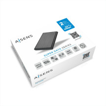 foto de CAJA EXTERNA 2 5 AISENS ASE-2525B 9.5MM SATA A USB 3.0 USB3.1 GEN1 NEGRA