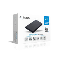 foto de CAJA EXTERNA 2 5 AISENS ASE-2530B 9.5MM SATA A USB 3.0 USB3.1 GEN1 NEGRA