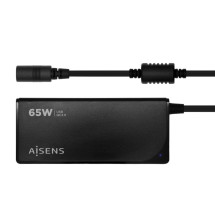 foto de CARGADOR PORTATIL AISENS 65W AUTOMATICO 9 CONECTORES USB-A QC3.0 NEGRO