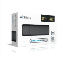 foto de CAJA EXTERNA AISENS M.2 NGFF ASM2-001B SATA NVME A USB3.1 GEN2 NEGRA