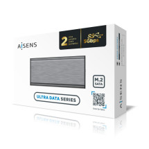 foto de CAJA EXTERNA AISENS M.2 NGFF ASM2-007GRY SATA A USB3.1 GEN1 GRIS