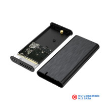 foto de CAJA EXTERNA AISENS M.2 NGFF ASM2-008B NVMe A USB3.2 GEN2 NEGRA