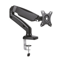foto de SOPORTE MONITOR AISENS CONTRAPESO GIRATORIO INCLINABLE 1 BRZ 9KG 13-32 NEGRO