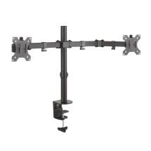 foto de SOPORTE AISENS MESA GIRA. INCLI. 2 MONITOR 8KG 3 PIVOTES 2 BRAZOS 13-32 NEGRO
