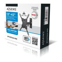 foto de SOPORTE AISENS GIRA. INCLIN. Y NIVEL. MONITOR TV 20KG 2 PIVOTES DE 13-42 NEGRO