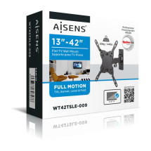 foto de SOPORTE AISENS GIRA. INCLIN. Y NIVEL. MONITOR TV 20KG 2 PIVOTES DE 13-42 NEGRO