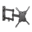 foto de SOPORTE AISENS GIRA. INCLIN. Y NIVEL. MONITOR TV 20KG 3 PIVOTES DE 13-42 NEGRO
