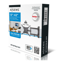 foto de SOPORTE AISENS GIRA. INCLIN. Y NIVEL. MONITOR TV 20KG 3 PIVOTES DE 13-42 NEGRO