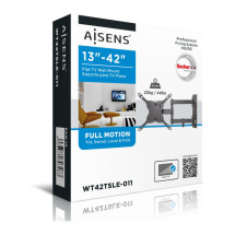 foto de SOPORTE AISENS GIRA. INCLIN. Y NIVEL. MONITOR TV 20KG 3 PIVOTES DE 13-42 NEGRO
