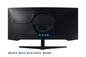 foto de MONITOR SAMSUNG 34 GAMING ODYSSEY G5 G55T ULTRA WQHP CURVO