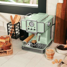 foto de CAFETERA CECOTEC VINTAGE ESPRESSO 20 TRADIZIONALE OLIVE