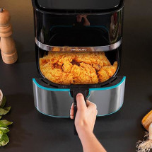 foto de FREIDORA DIETETICA CECOTEC CECOFRY FULL INOX 5500 PRO CON ACCESORIOS