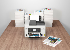 foto de IMPRESORA CANON MAXIFY GX4050 INYECCION COLOR FAX A4 24PPM USB RED WIFI ADF 35HO