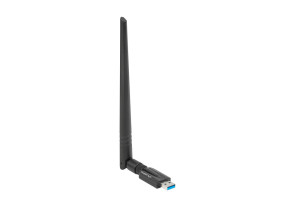 foto de ADAPTADOR RED LANBERG USB WIFI 1200 MB/S DUAL BAND CON ANTENA