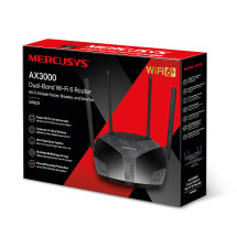 foto de ROUTER MERCUSYS MR80X AX3000 DUAL BAND WIFI6