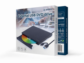 foto de UNIDAD DE DVD GEMBIRD USB EXTERNA NEGRA