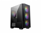 foto de MSI MAG Forge M100R Micro Torre Negro, Transparente
