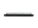 foto de PATCH PANEL LANBERG 48 PUERTOS 1U 19” CAT.6 NEGRO