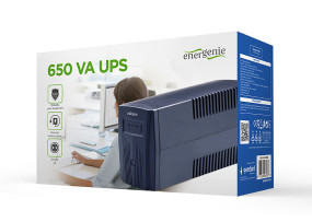foto de UPS GEMBIRD BASIC 650 DE 650 VA TOMAS DE SALIDA SHUKO NEGRO