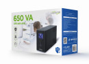 foto de UPS GEMBIRD CON PANTALLA LCD 650 VA NEGRO