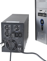foto de SAI GEMBIRD CON USB Y DISPLAY LCD 3000 VA NEGRO