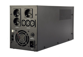 foto de SAI GEMBIRD CON USB Y DISPLAY LCD 3000 VA NEGRO