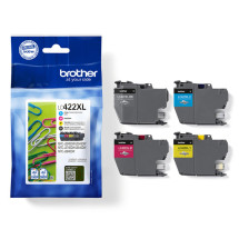 foto de TINTA BROTHER LC-422XL PACK NEGRO CIAN MAGENTA AMARILLO ALTA CAPACIDAD