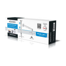 foto de SOPORTE PROYECTOR AISENS TECHO/PARED UNIV INCLINABLE EXTENSIBLE 20KG BLANCO