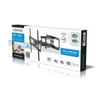 foto de SOPORTE MONITOR AISENS GIRATORIO INCLINABLE NIVELABLE MONITOR/TV 40KG 37-70