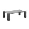 foto de SOPORTE MONITOR AISENS SOPORTE ELEVADOR CRISTAL MONITOR/PORTATIL NEGRO